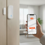 Solight smart WiFi hlásič pohybu/gong, magnet čidlo na dvere, napájanie zo zásuvky, externé PIR