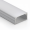 Solight hliníková lištal pre LED pásky 2, 18x9mm, mliečny difúzor, 1m