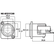 Monacor NE-8FDYC6B