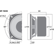 Monacor SP-10/4S