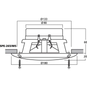 Monacor SPE-265/WS