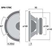 Monacor SPH-170C