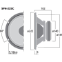 Monacor SPH-225C