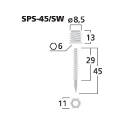 Monacor SPS-45/SW