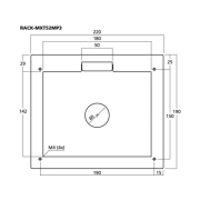Monacor RACK-MXT52MP3