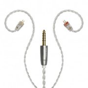 MEZE AUDIO symetrický striebrený kábel 2Pin na 4.4mm kabel
