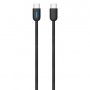 Kábel Pioneer USB-C – USB-C, z pružnej tkaniny, 1 m.