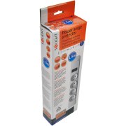 Solight prepäťová ochrana, 210J, 4z, 1,5m, biela