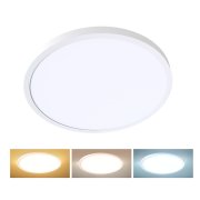 Solight LED stropné osvetlenie prisadené kulaté, 48W, 4800lm, 3CCT, UGR