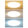 Solight LED stropné osvetlenie prisadené kulaté, 48W, 4800lm, 3CCT, UGR
