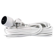 Prodlužovací kabel EMOS P0110 spojka 10m, bílý / PVC / 1 mm2