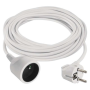 Prodlužovací kabel EMOS P0110 spojka 10m, bílý / PVC / 1 mm2