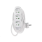 Prodlužovací kabel EMOS P0312 / 2 m / 3 zásuvky / bílý / PVC / 1 mm2