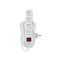Prodlužovací kabel EMOS P1410 / 10 m / 4 zásuvky / s vypínačem / bílý / PVC / 1 mm2