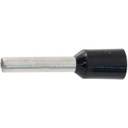 Dutinka pro kabel 1,5mm2 černá (E1510), balení 100ks
