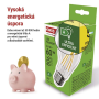 LED žárovka Filament A60 / E27 / 3,8 W (60 W) / 806 lm / teplá bílá