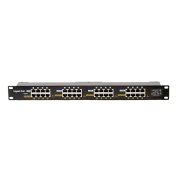 MHPower POE-PAN16-GB Gigabitový stíněný 16-portový POE panel