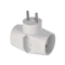 Zásuvka EMOS P0023N /16A, 3680W/ rozbočovací 2× kulatá + 1× plochá, bílá