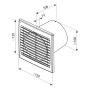 Ventilátor VENTS 100 SL 12V