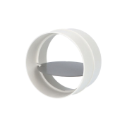 Spojka vnitřní s klapkou VENTS 1111 - 100mm PVC
