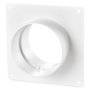 Spojka vnitřní s rámečkem VENTS 151 - 100mm PVC