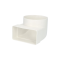 Přechodka - koleno 90° VENTS 521 - 100mm/55x110mm PVC