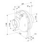 Ventilátor VENTS VK 150 EC potrubní s EC motorem