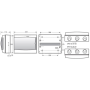 Rozvaděč SolarBOX FAMATEL fr012 T1+T2 (1000V DC) pro 2 stringy IP65 certifikovaný