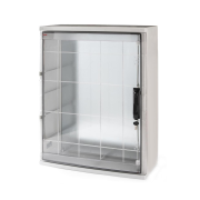 Skříň 39168-T MAGNA IP65, 800x600x265mm, průhledné dveře, součást: montážní deska