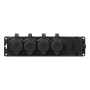 ORNO OR-AE-13167 zásuvka odolná gumová, 4x 230V, IP44