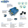 Spojka gelová SHARK 6801A (SHARK SIXEIGHT IP68), se svork., 1x (25-50mm2), Cu/Al, 0,6/1kV