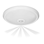 LED stropní osvětlení ORNO ZONDA 12W s PIR senzorem