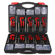 Sada na opravu závitů MECHANIC THREAD SET 261, M5 - M12, 1/4UNC-1/2UNC, 261ks SIXTOL