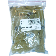 Faston-konektor 6,3mm se smršť.bužírkou,kabel 4-6mm2, balení 100ks