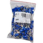 Oko kabelové 8,4mm modré (RV 2-8), balení 100ks