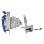 Zásuvka vestavná 24M330 IP66-67/400V/16A/4P 6h, šikmá 10°, mikrospínač NC/ NO - SpeedPRO