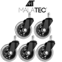 Kolečka pro kancelářskou židli Malatec 22077