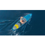 Paddleboard SUP REBEL ACTIVE RBA-4500-BL 11'6" 350x81x15cm modrý