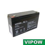 Baterie olověná   6V / 12Ah  VIPOW bezúdržbový akumulátor