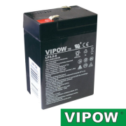Baterie olověná   6V /  4 Ah  VIPOW bezúdržbový akumulátor