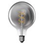 LED žárovka DECO SMOKED G125 / E27 / 4,5 W (19 W) / 180 lm / flame