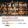 LED žárovka DECO SMOKED G125 / E27 / 4,5 W (19 W) / 180 lm / flame