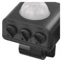 LED reflektor GLARO EMOS ZS2314B s pohybovým čidlem, 10 W, černý, IP54, 1000 lm, neutrální bílá