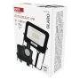 LED reflektor GLARO EMOS ZS2314B s pohybovým čidlem, 10 W, černý, IP54, 1000 lm, neutrální bílá