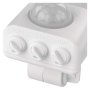 LED reflektor GLARO EMOS ZS2314W s pohybovým čidlem, 10 W, bílý, IP54, 1000 lm, neutrální bílá