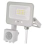 LED reflektor GLARO EMOS ZS2314W s pohybovým čidlem, 10 W, bílý, IP54, 1000 lm, neutrální bílá