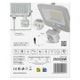 LED reflektor GLARO EMOS ZS2324W s pohybovým čidlem, 20 W, bílý, IP54, 2000 lm, neutrální bílá
