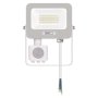 LED reflektor GLARO EMOS ZS2324W s pohybovým čidlem, 20 W, bílý, IP54, 2000 lm, neutrální bílá