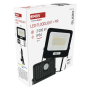 LED reflektor GLARO EMOS ZS2334B s pohybovým čidlem, 30 W, černý, IP54, 3000 lm, neutrální bílá