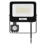 LED reflektor GLARO EMOS ZS2334B s pohybovým čidlem, 30 W, černý, IP54, 3000 lm, neutrální bílá